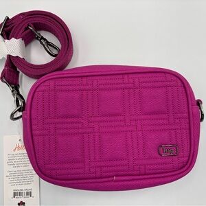 Lug mingle matte luxe orchid pink camera bag